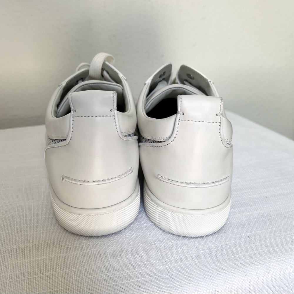 NWOB Christian Louboutin Men’s Perforated AC Louis Junior Sneakers in White - Picture 4 of 6
